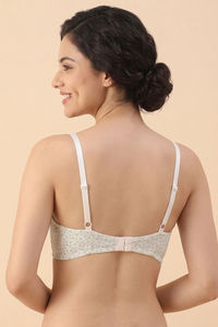 Zivame Padded Non Wired Medium Coverage Tshirt Bra - Slightly Heart — thumbnail 3